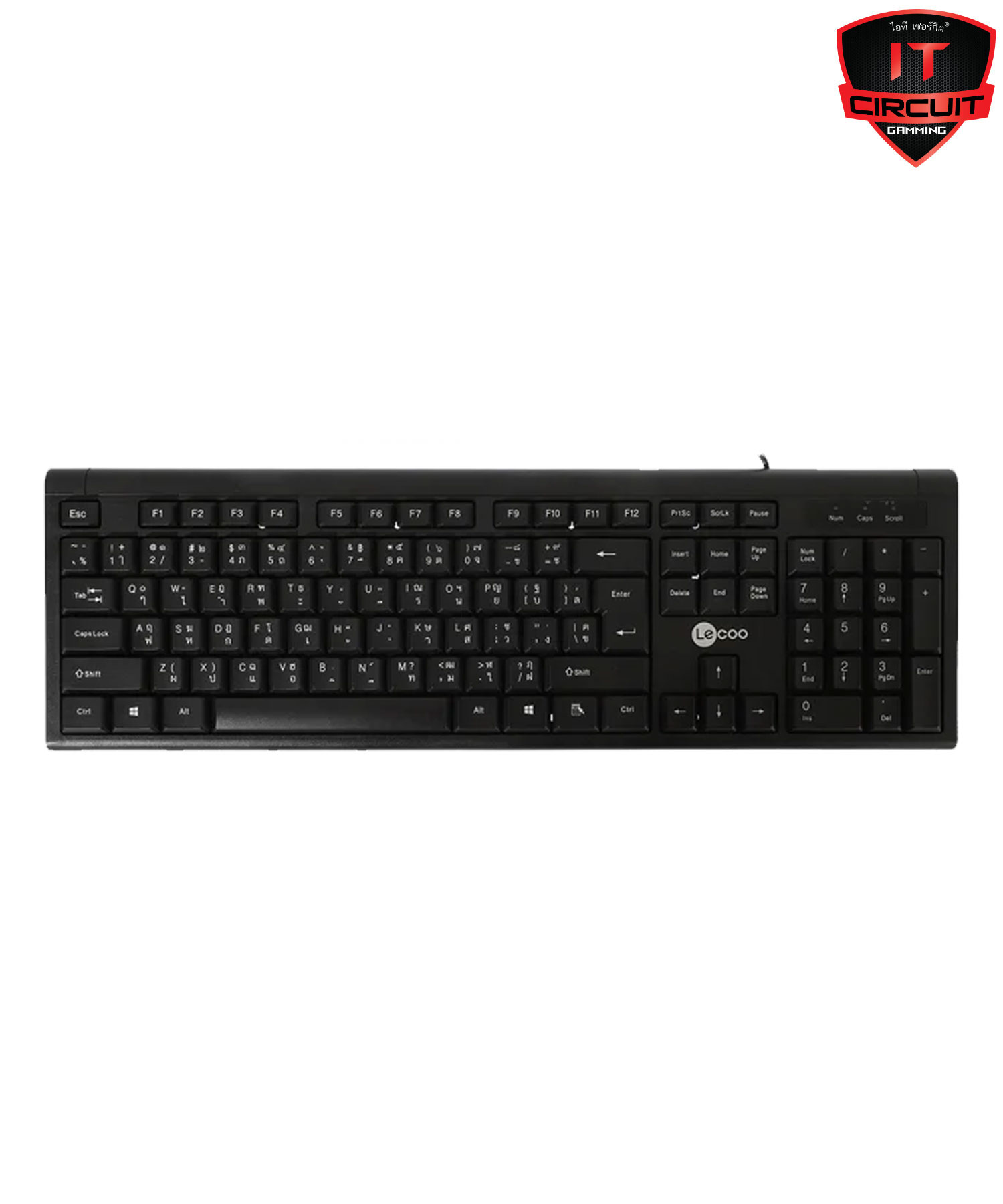 K/B USB LECOO (KB101) BLACK BY LENOVO