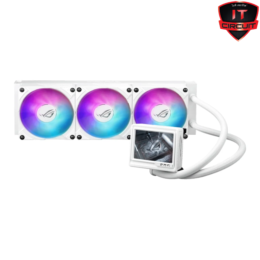 LIQUID COOLER (ชุดน้ำปิด) ASUS ROG RYUJIN III 360 ARGB EXTREME WHITE EDITION