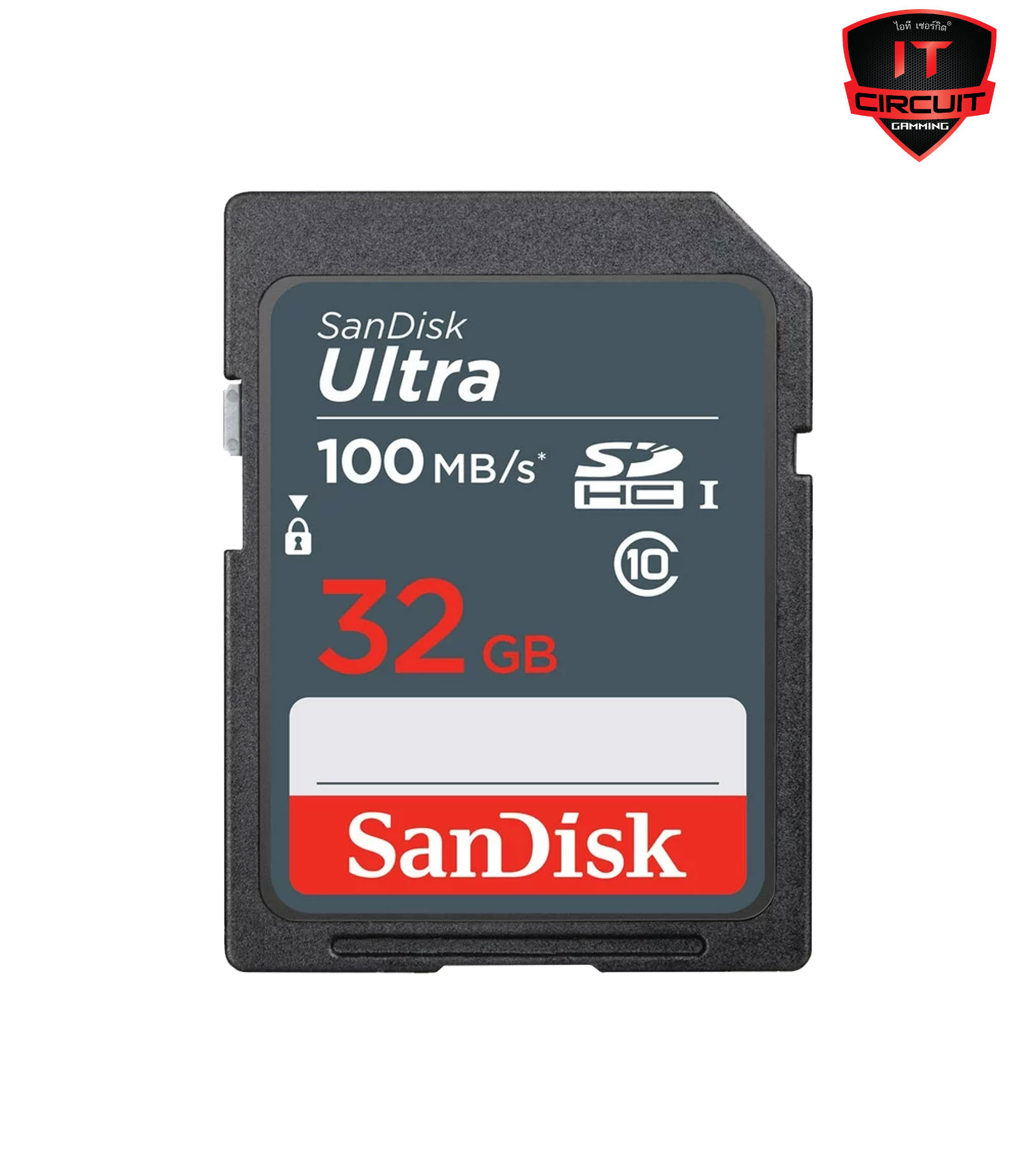 32GB SD Card SANDISK Ultra SDSDUNR-032G-GN3IN (100MB/s.)