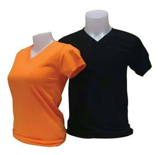 เสื้อยืดสีส้ม,สีดำ