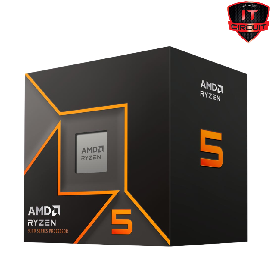 CPU (ซีพียู) AMD RYZEN 5 9600 - 6C 12T 3.8-5.2GHz AMD SN20925T360H