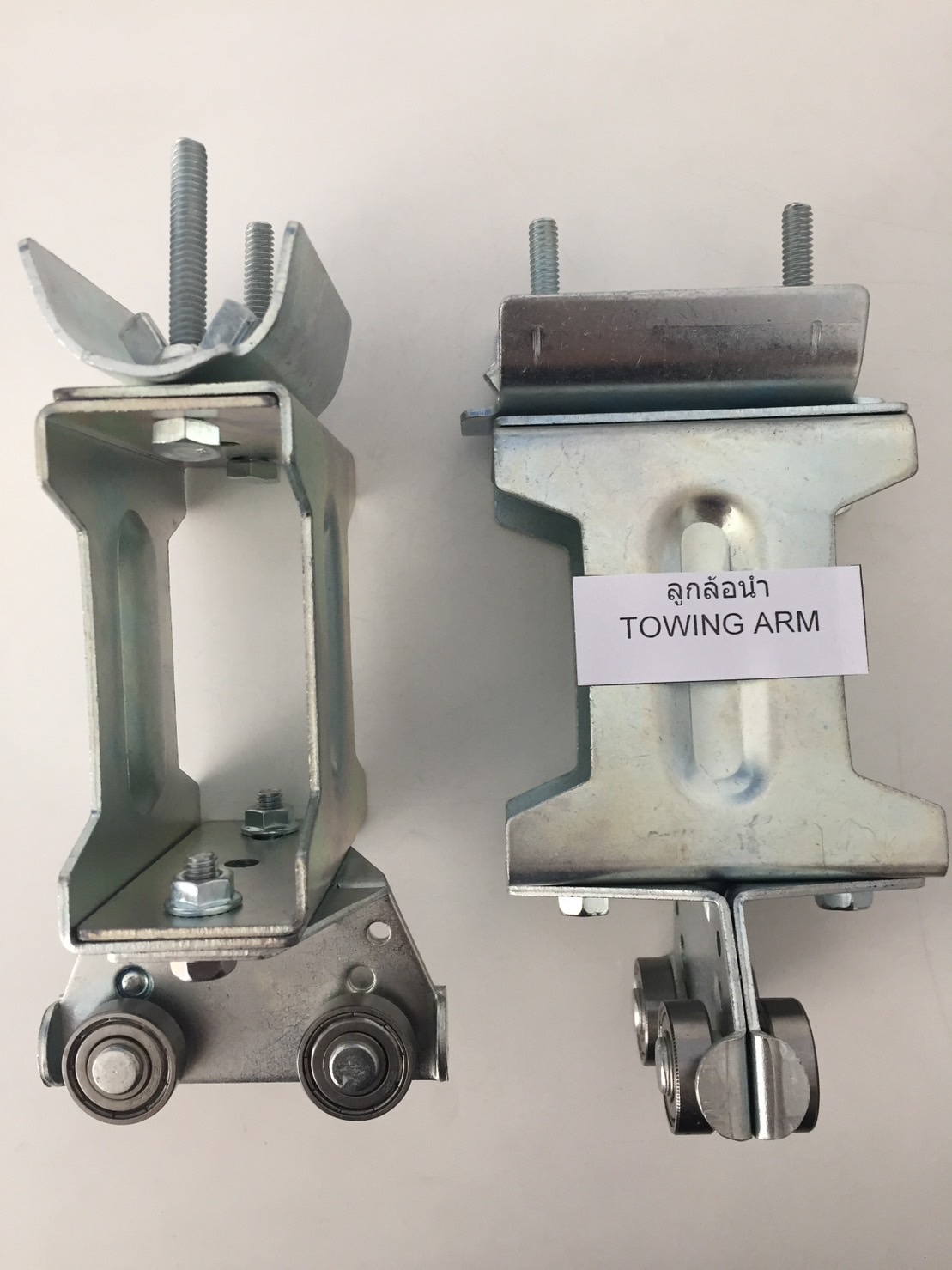 ลูกล้อจับสายไฟวิ่งบนรางซีเหล็ก /Towing Trolley/TowingArm