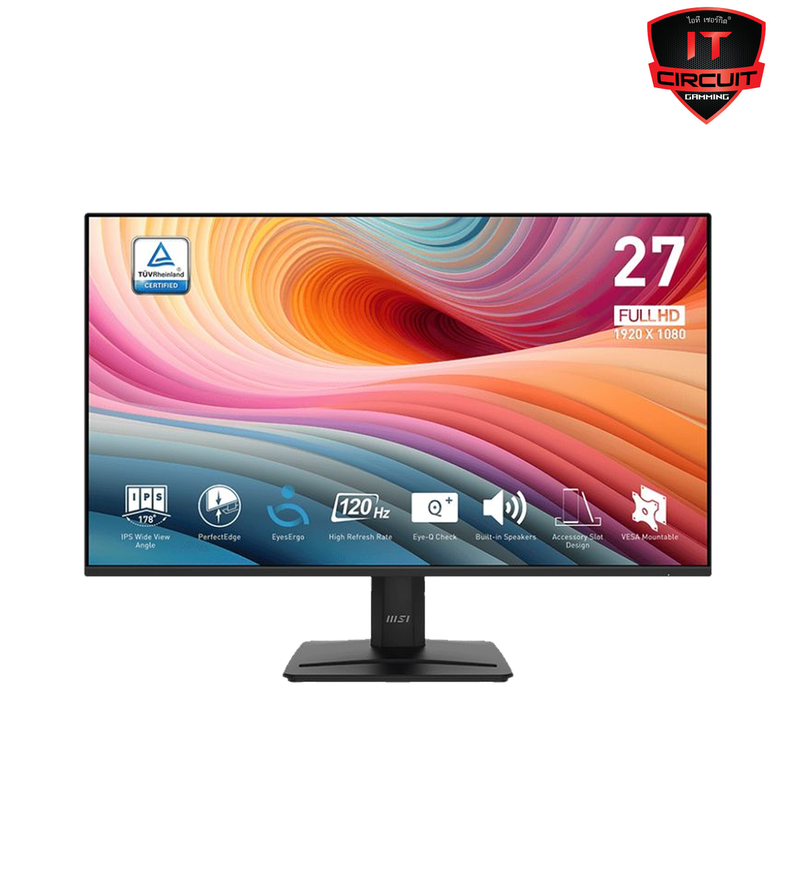 MONITOR (จอมอนิเตอร์) 27'' MSI MP275 E2 (IPS, HDMI, DP) 120Hz