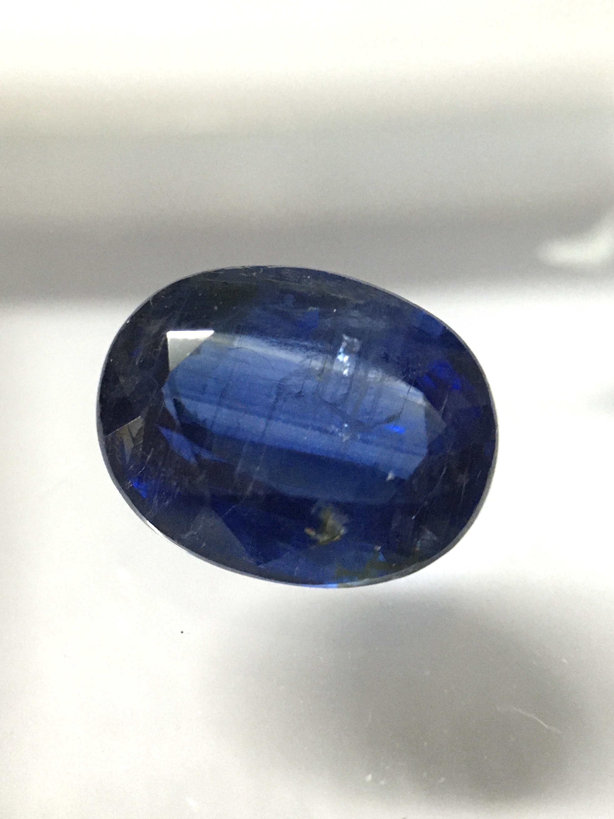 KYANITE ไคยาไนต์ แท้ 2.5 กะรัต พลอยดิบธรรมชาติ สีสดจัด ไฟดี สวย น่าสะสม