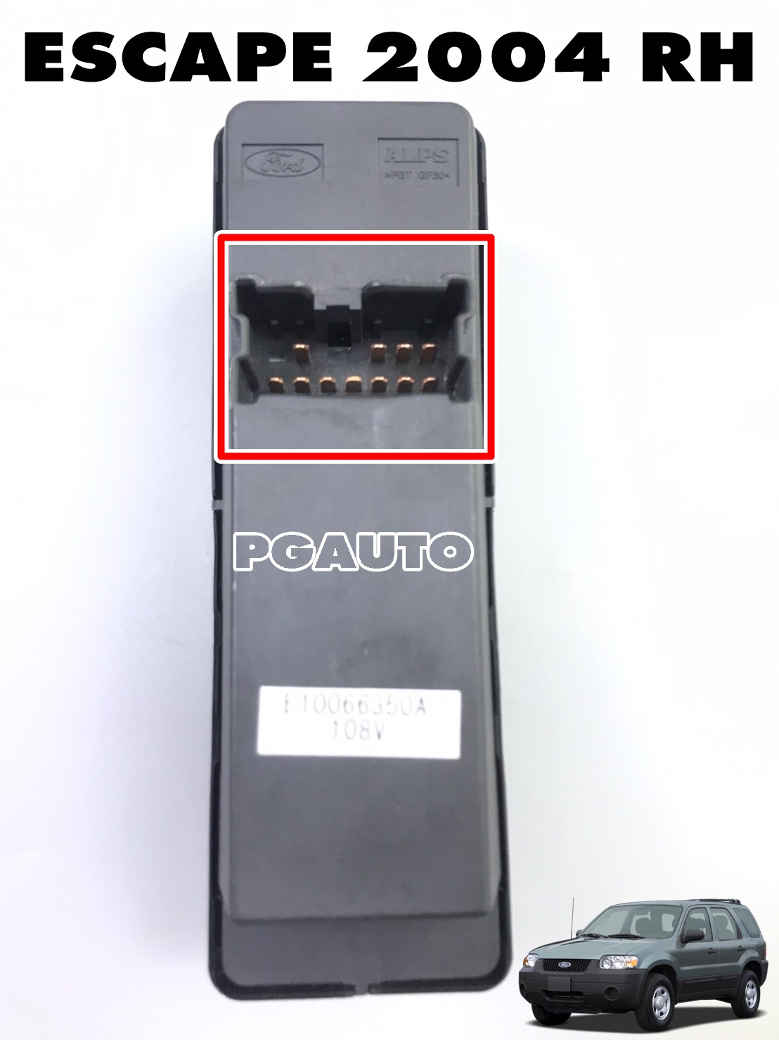 สวิทกระจกประตูหน้า RH FORD ESCAPE ปี 2004 2.3 L (1 อัน) แท้ / รูปจริง