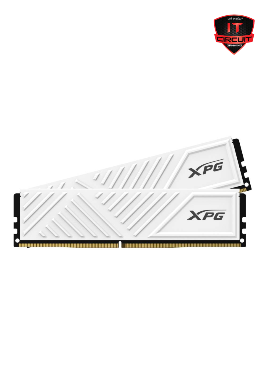 RAM (แรม) DDR4(3200) 16GB (8GBX2) ADATA D35 XPG WHITE (AX4U32008G16A-DTWHD35) SN171025B115Y