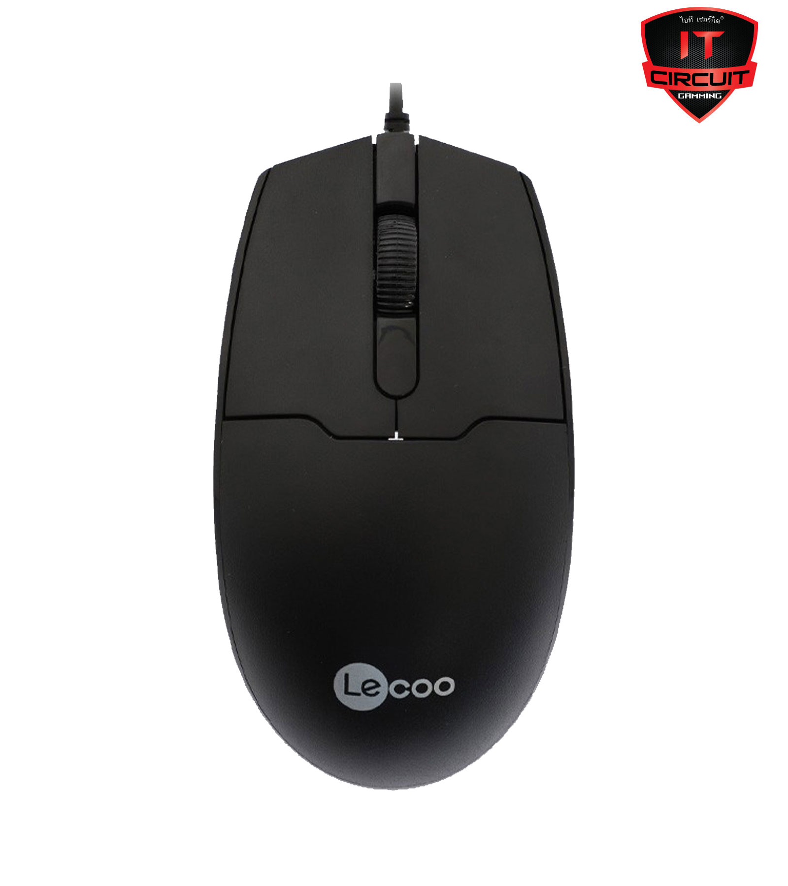 MOUSE (เมาส์) LECOO MS101 BLACK BY LENOVO
