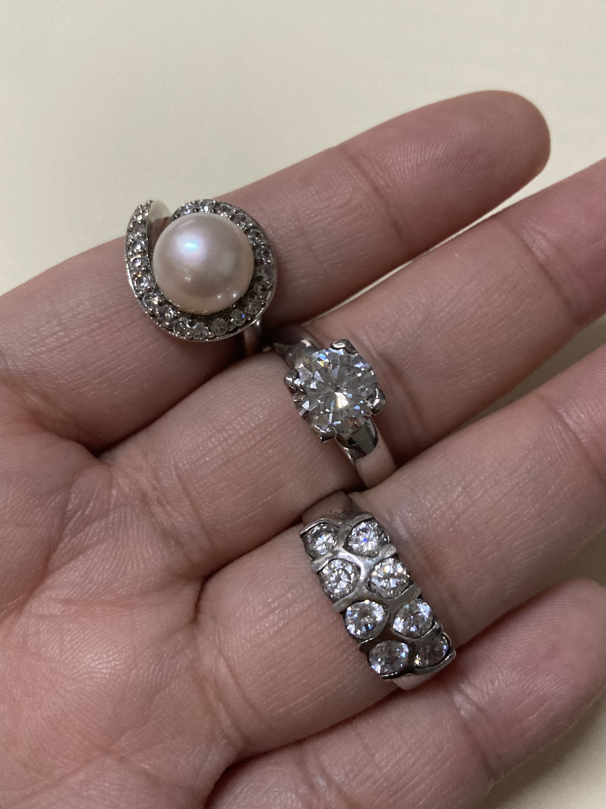 (ราคาเทๆเริ่มต้น590)แหวนเงินแท้ คละแบบ มีทั้งประดับพลอยแท้ เพชรCZ พลอยสังเคราะห์สวยหรู งานดีคุณภาพงาน จิวเวลรี่ราคาเบาหวิวจ้า