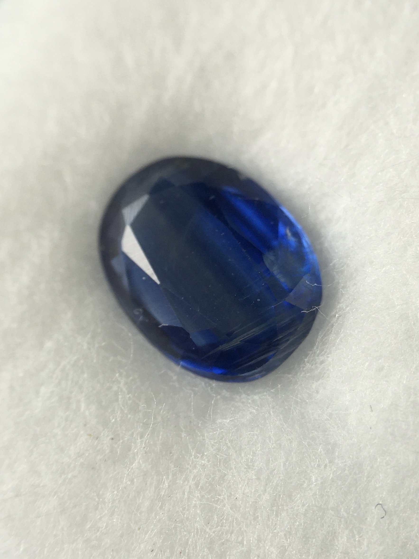 KYANITE ไคยาไนต์ แท้ 1.44 กะรัต พลอยดิบธรรมชาติ สีสดจัด ไฟดี สวย น่าสะสม