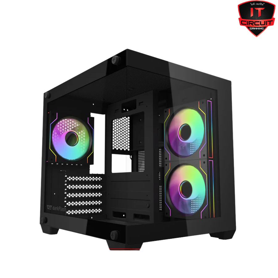 Ryzen 5 5500GT 6C/12T/3Y / ORIGINAL FAN / A520M PRO 2Slot /3Y / 16GB (8GBX2) DDR4(3200) /LT / 1.TB M.2 PCIe /5Y / CARD ON BOARD (อัพเกรดการ์ดจอได้) / 600w. 80+ White /3Y / D275M BLACK/1Y