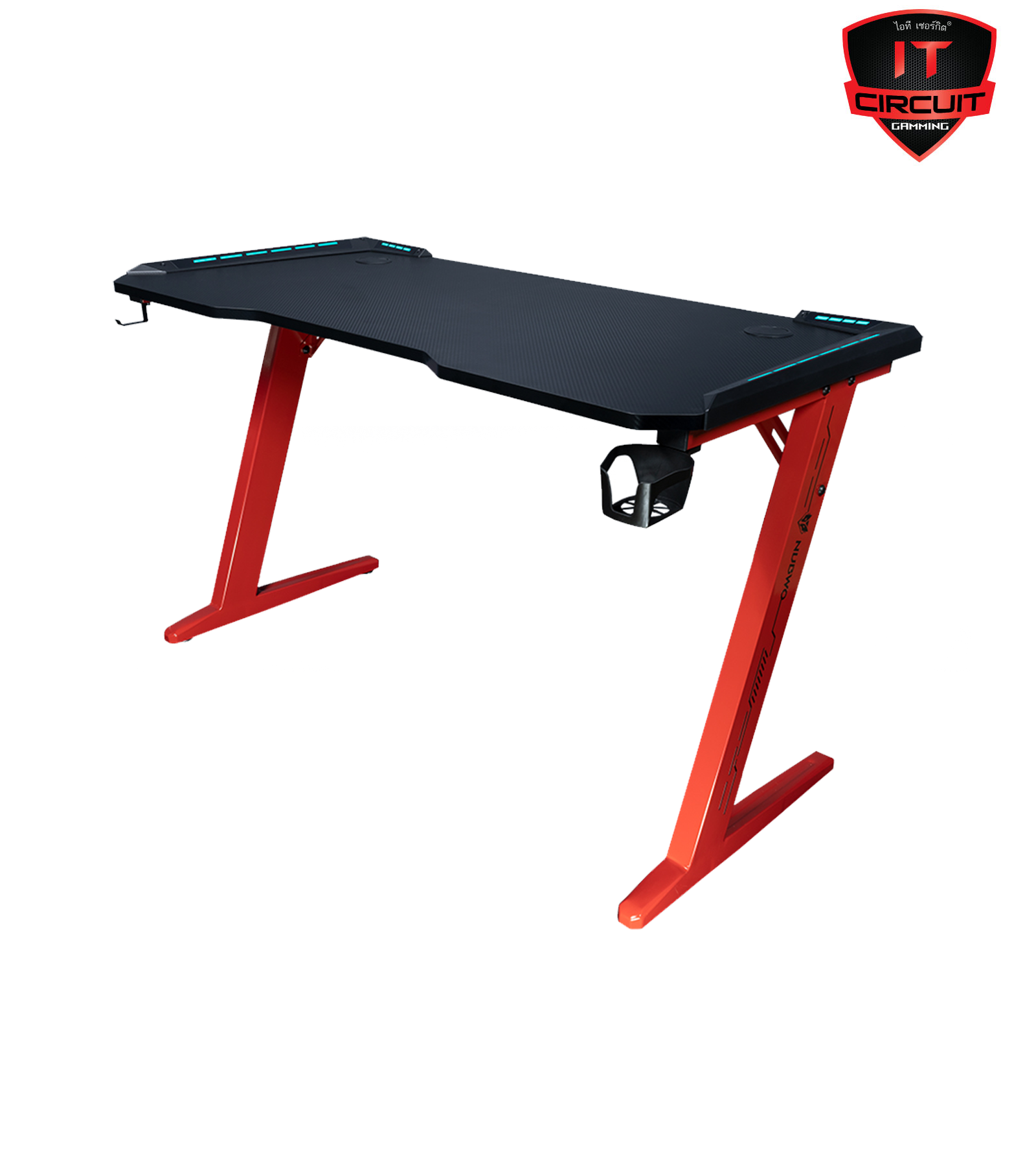 GAMING DESK (โต๊ะเกมมิ่ง) NUBWO ND-601 (RED)
