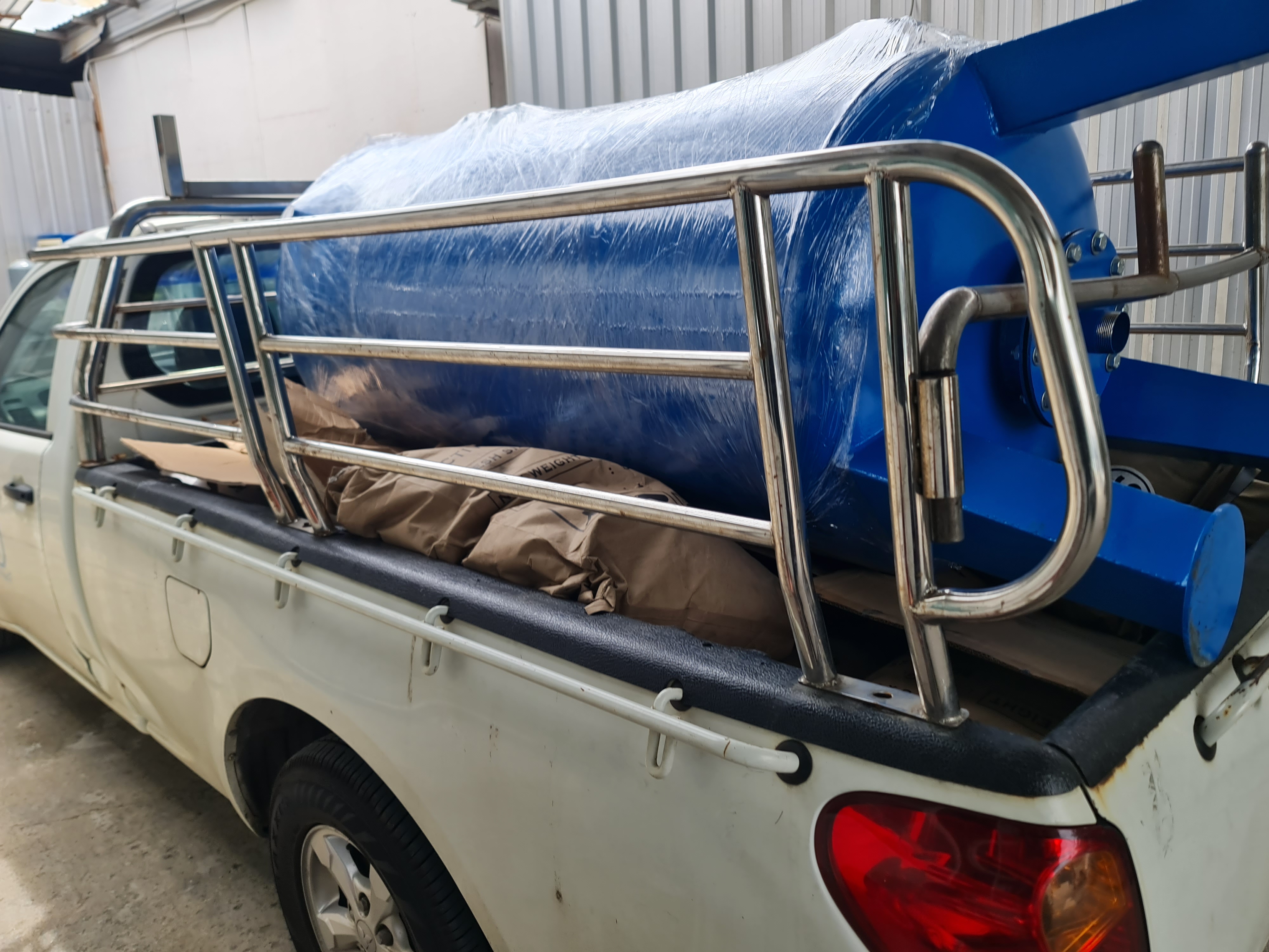 ถังกรองเหล็ก 48 นิ้ว หนา 4.5 มม.