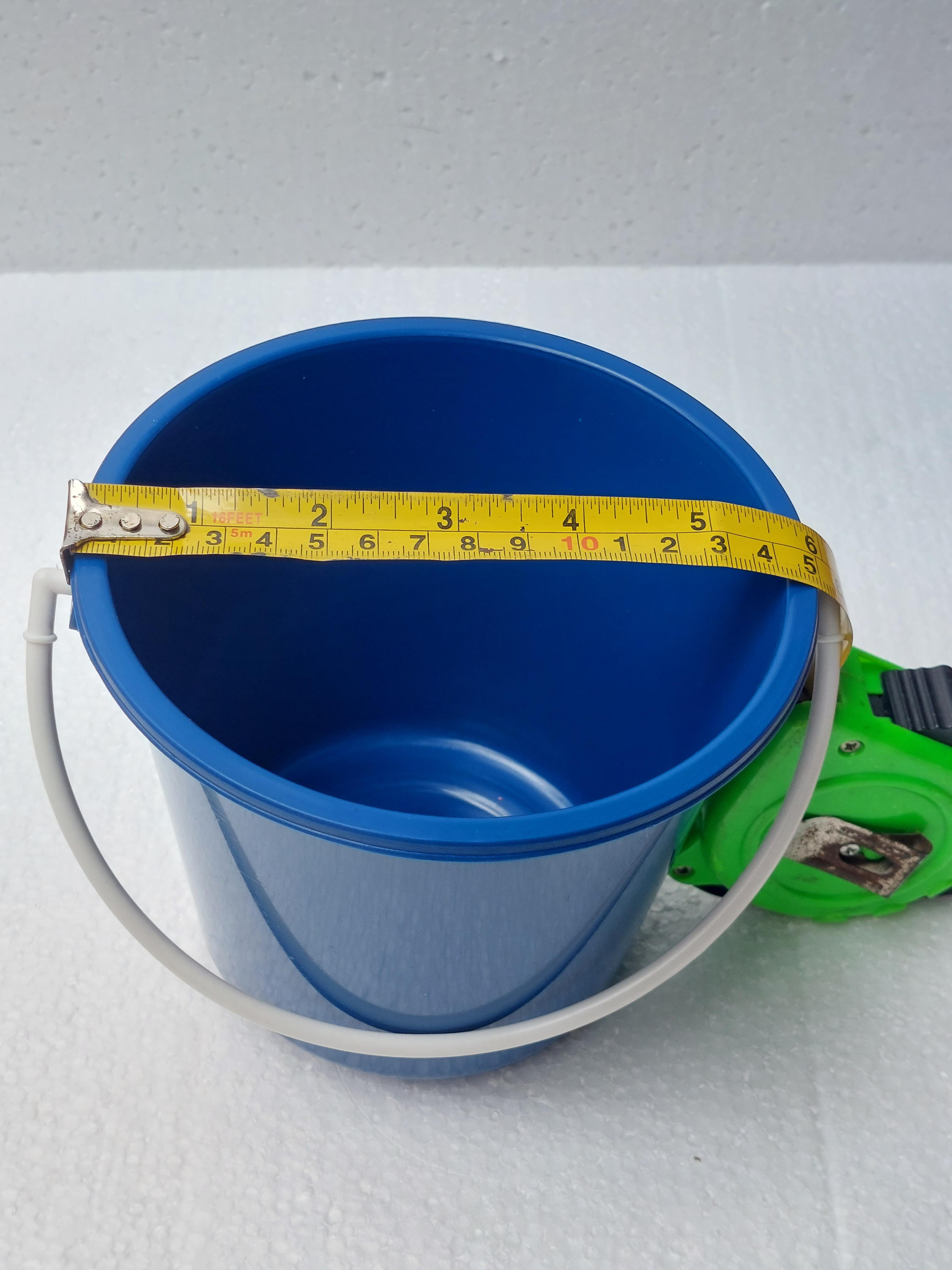 ถังน้ำหูหิ้วพลาสติก กลม ขนาด 0.5 แกลลอน /โหล (12 ใบ)