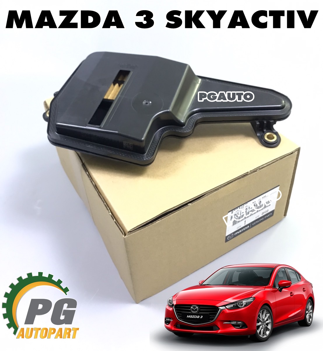 ไส้กรองเกียร์ออโต้ MAZDA 3 SKYACTIV ปี 2014-2018 เครื่อง 2.0 L (BM) AT (1ชิ้น) แท้ / รูปจริง