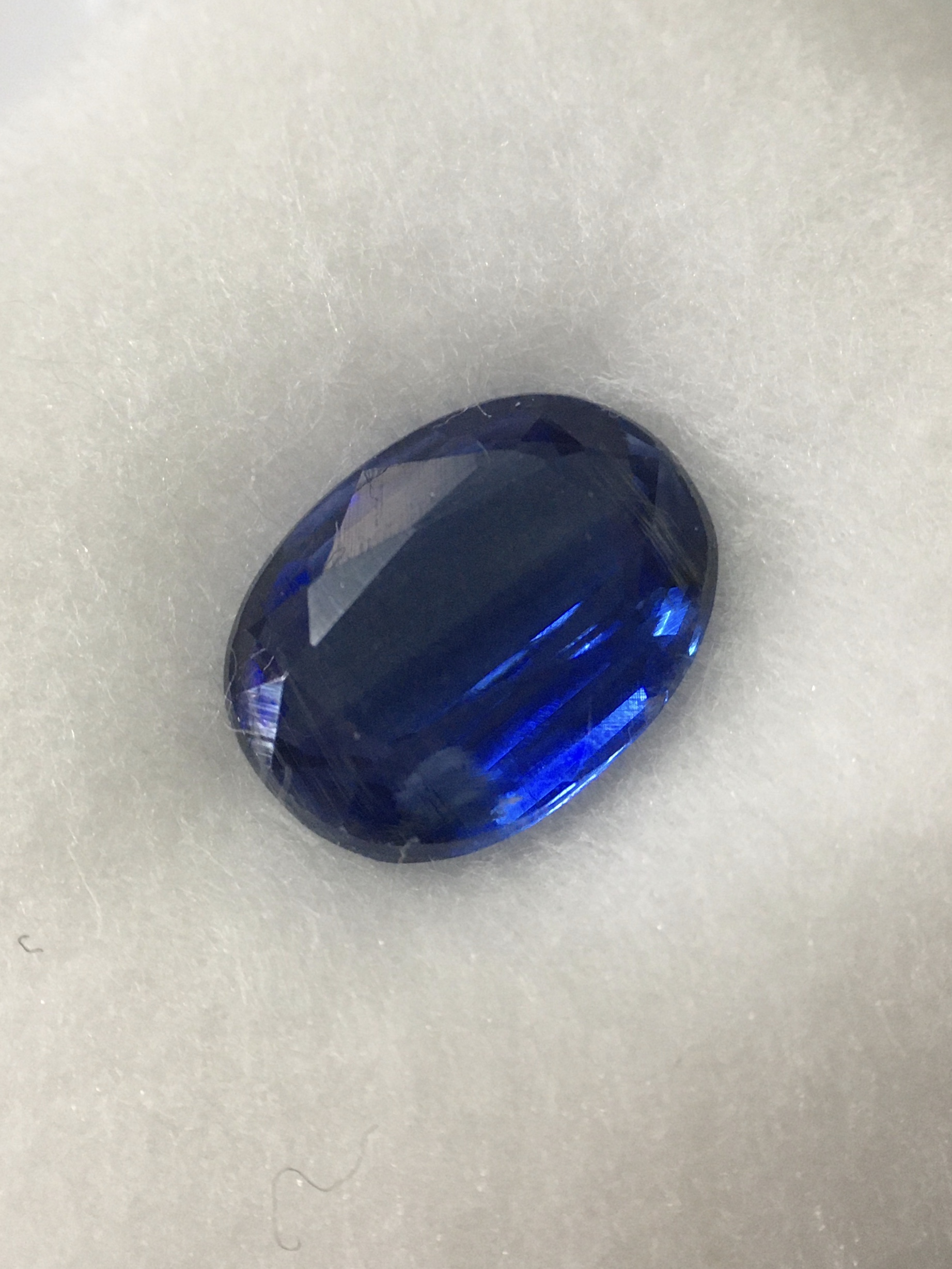 KYANITE ไคยาไนต์ แท้ 1.44 กะรัต พลอยดิบธรรมชาติ สีสดจัด ไฟดี สวย น่าสะสม