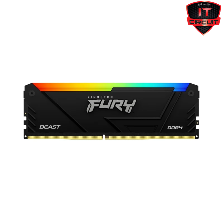 RAM (แรม) DDR4(3200) 8GB KINGSTON FURY BEAST RGB SN031025T10H