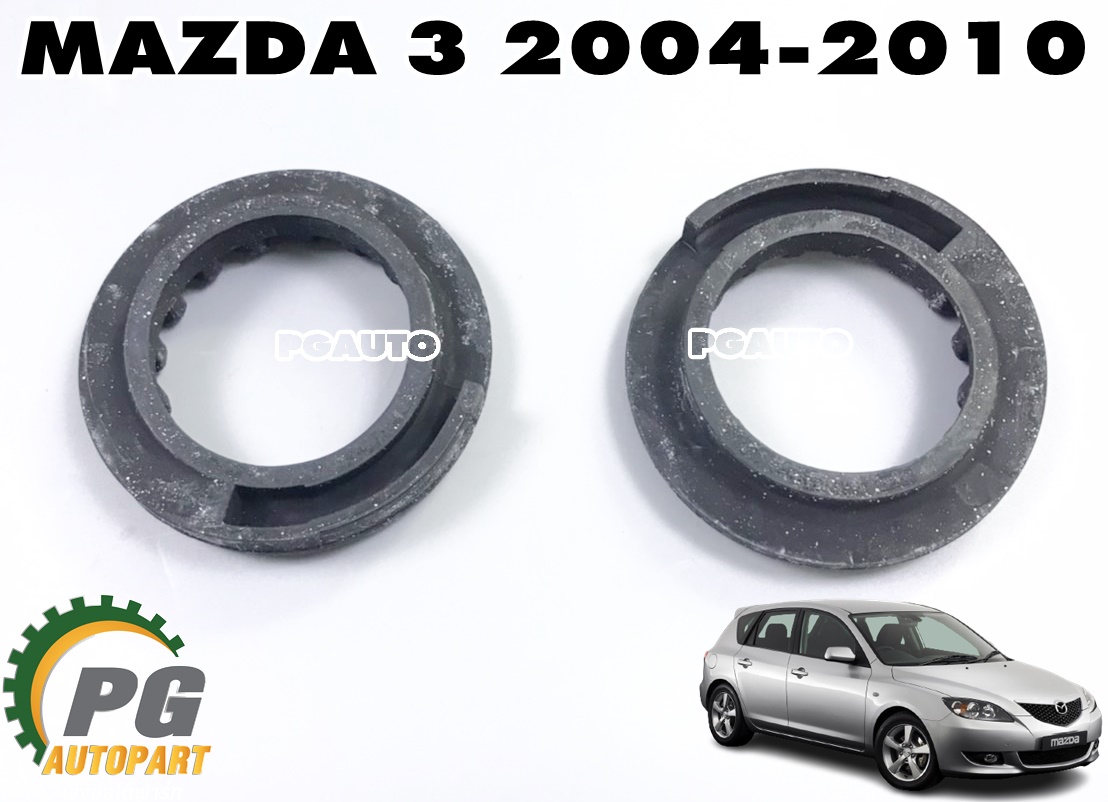 ยางรองสปริงโช๊คอัพหลัง LH/RH MAZDA3 BK ปี 2004-2010 (1 คู่) แท้ / รูปจริง
