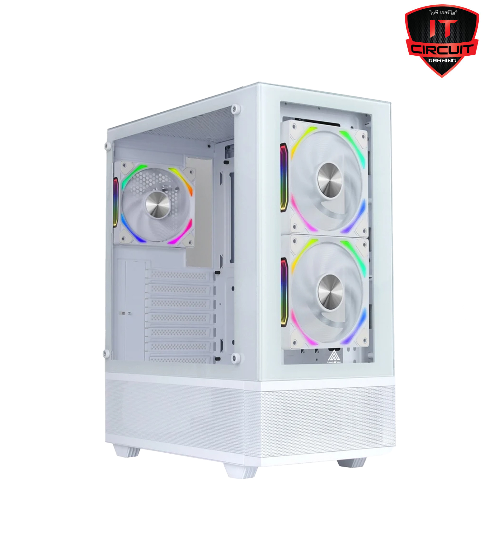 ATX CASE (เคส) (NP) TSUNAMI ADVENTURE L26-G W 1266 W x 3 WHITE