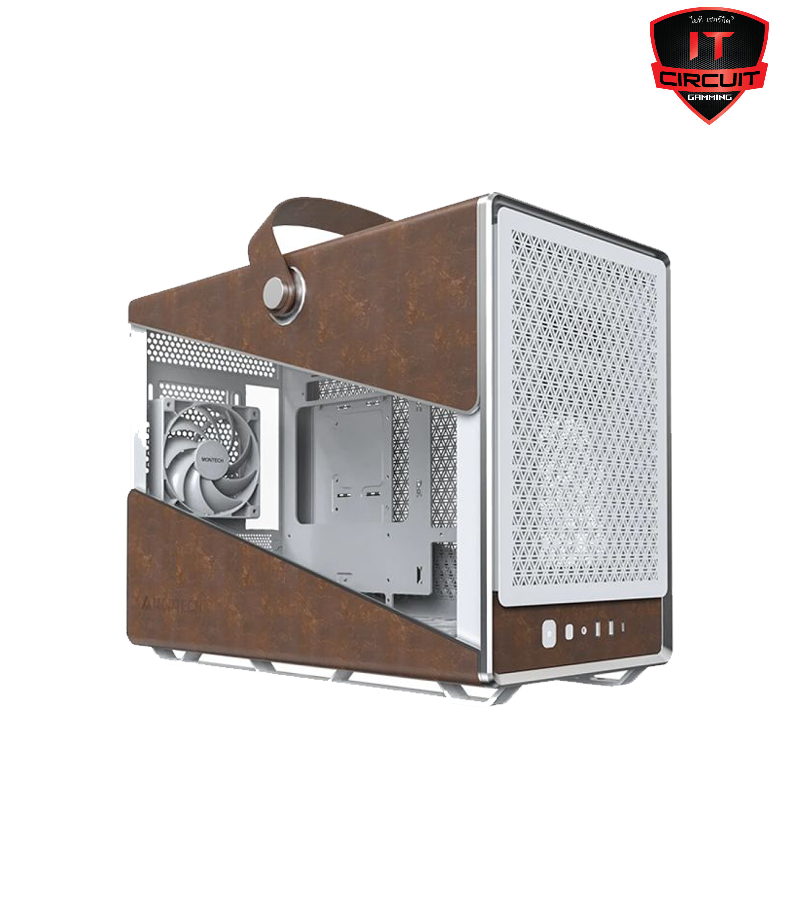 CASE (เคส) (NP) MONTECH mATX HERITAGE PRO WHITE