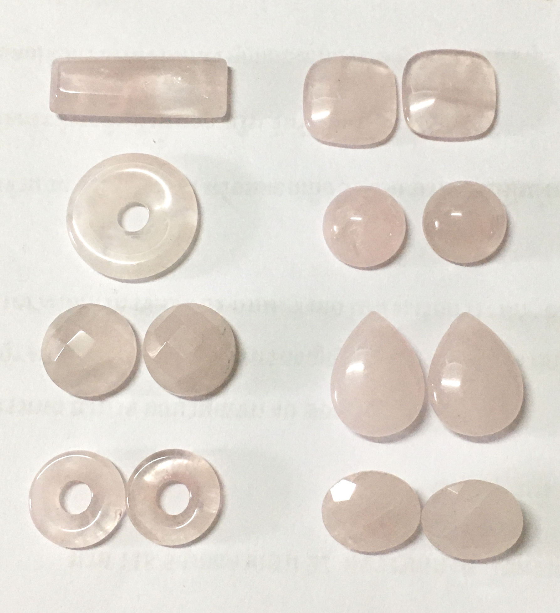 (หวานๆ วาเลนไทน์ เริ่มต้น 129 ) LEMON QUARTZ เลมอนควอทซ์ แท้ 7 เม็ด 7 เชพ สวยน่ารักไฟดีทุกเม็ดจ้า