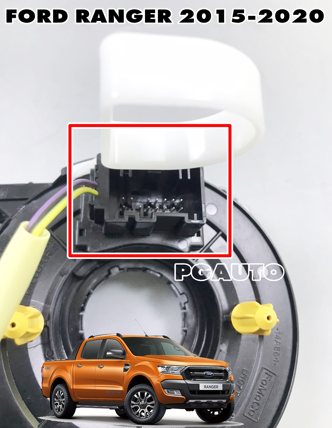 คอนแทค AIRBAG(แพรแตร) FORD RANGER T7 ปี 2015-2017 (1 ชิ้น) แท้ / รูปจริง