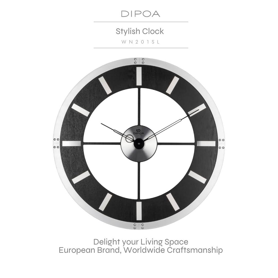 นาฬิกาแขวนผนัง นาฬิกาติดผนัง DIPOA รุ่นWN201SL