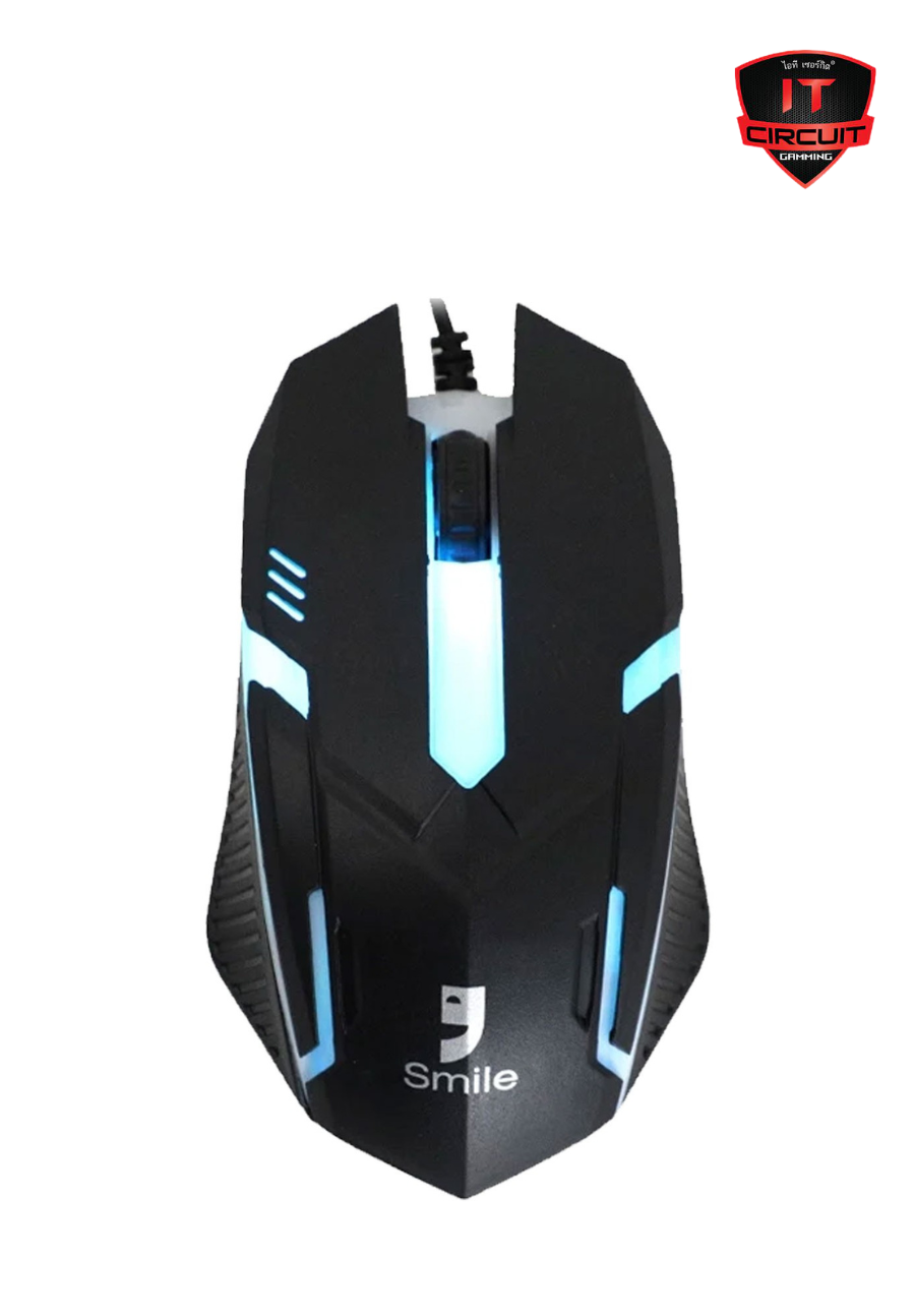 MOUSE (เมาส์) SMILE GM-02 BLACK SN031025T100H