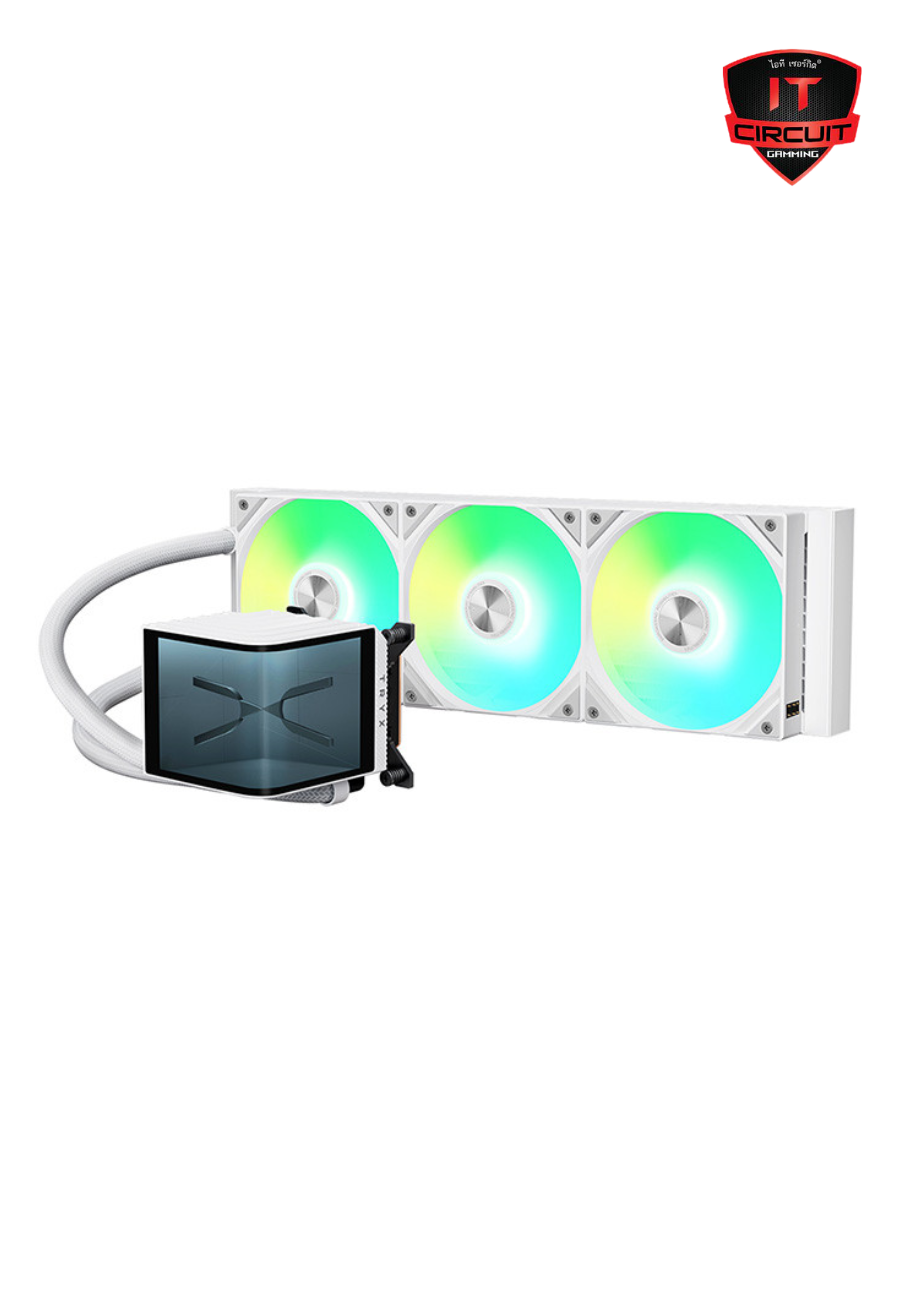 LIQUID COOLING (ชุดน้ำปิด) TRYX PANORAMA 360 AIO ARGB (WHITE) SN071025T2050H