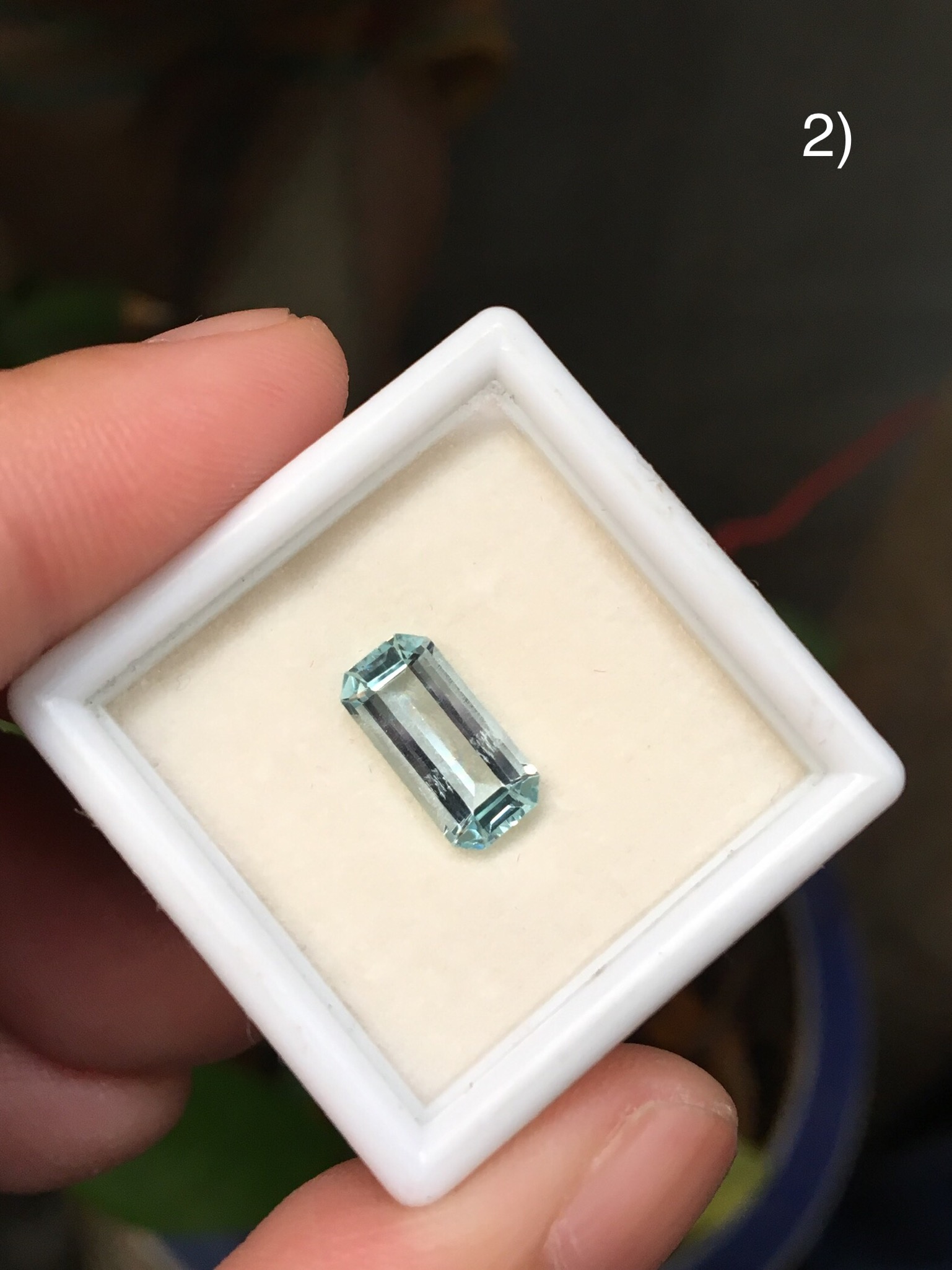 (พลอยแท้สวยพรีเมี่ยมเริ่มต้น 2175)อความาลีนแท้ เนื้อใสกิ๊ง ไฟดีเลิศ พลอยแท้ไม่พอใจยินดีคืนเงิน