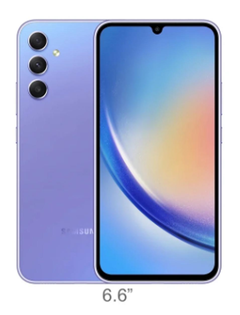 SAMSUNG A34 (5G) (8+128,A346ELVC) Awesome Violet
