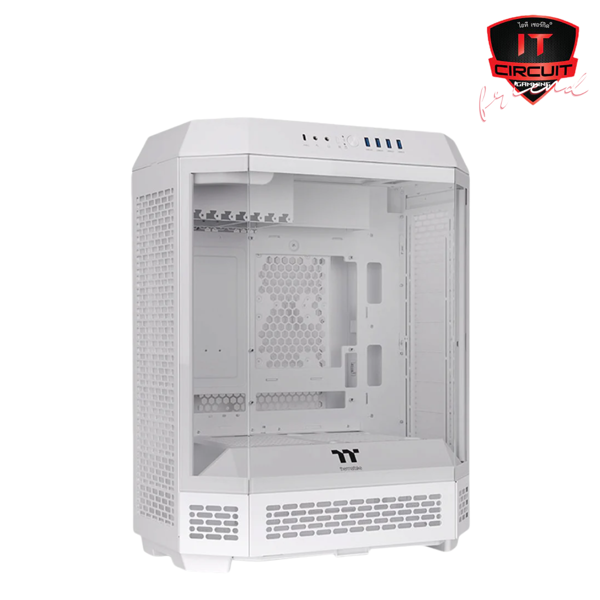 CASE (เคส) THERMALTAKE THE TOWER 600 SNOW - WHITE ATX