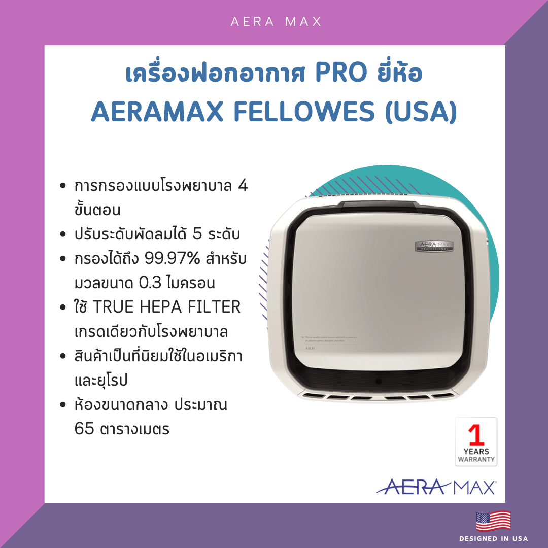 เครื่องฟอกอากาศ Fellowes รุ่น Pro