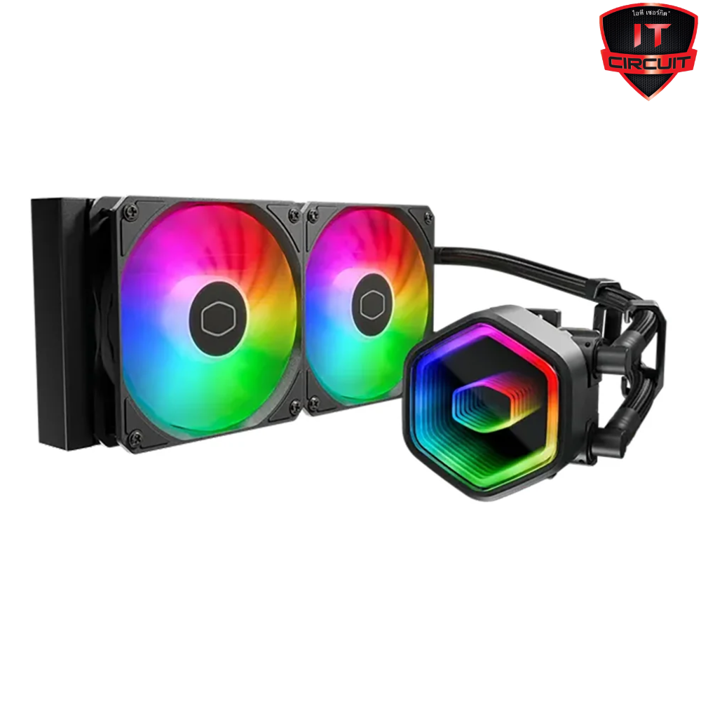 LIQUID COOLER (ชุดน้ำปิด) COOLER MASTER MASTERLIQUID 240 CORE II ARGB