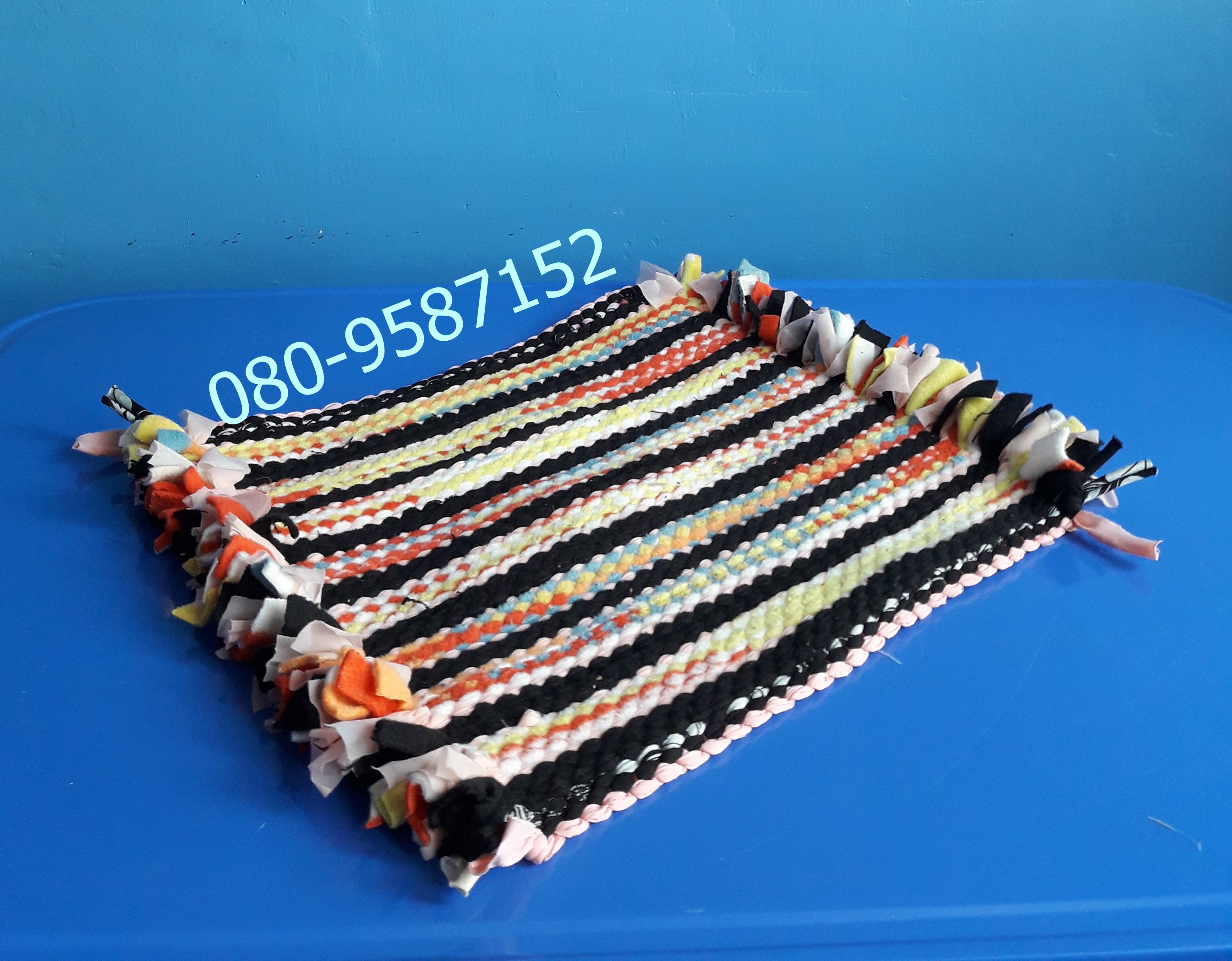 ผ้าเช็ดเท้าถัก ขนาดเล็ก