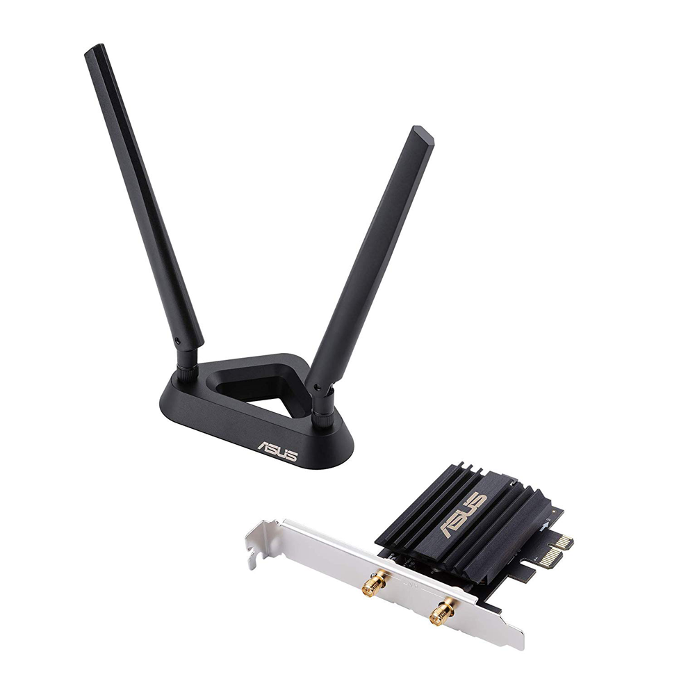 Wireless PCIe Adapter ASUS (PCE-AX58BT) AX3000 Dual Band WiFi 6 Bluetooth 5.0