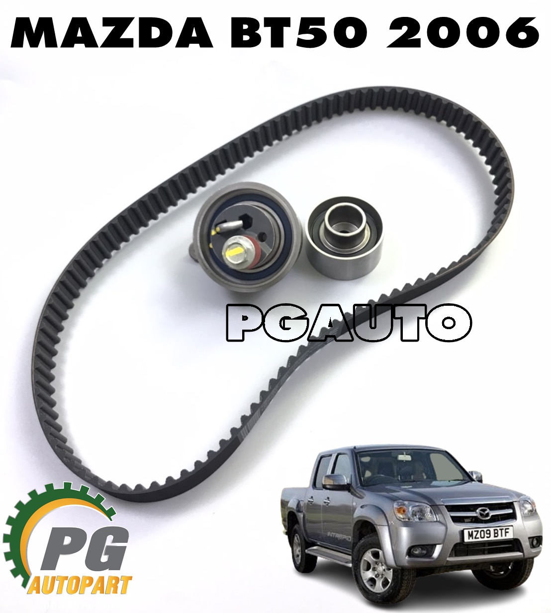 ชุดลูกรอกสายพานราวลิ้น MAZDA BT50,RANGER 2.5-3.0 L ปี 2006-2010 (1ชุด = 3 ชิ้น) / GATES
