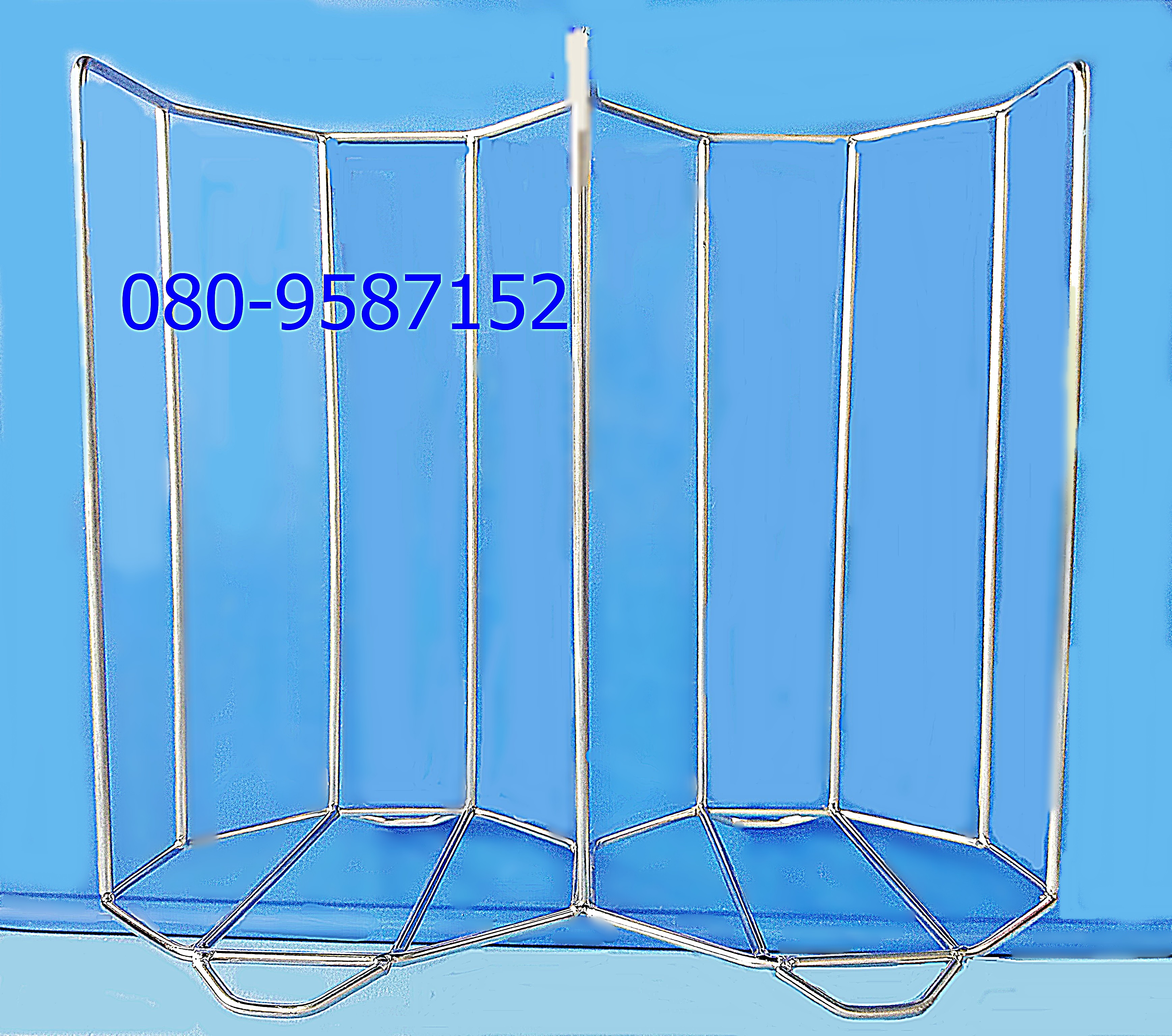 ที่คว่ำชามก๋วยเตี๋ยว-สแตนเลส 9 นิ้ว แบบคู่ใหญ่