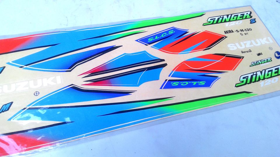 สติกเกอร์ ซูซูกิ สติงเกอร์ ปี 97/98 Stinger