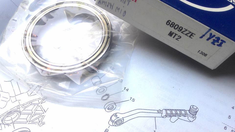 ลูกปืนคลัชสตาร์ท-มูเลย์สตาร์ทเตอร์ ยามาฮ่า มีโอ Mio Fino Nouvo