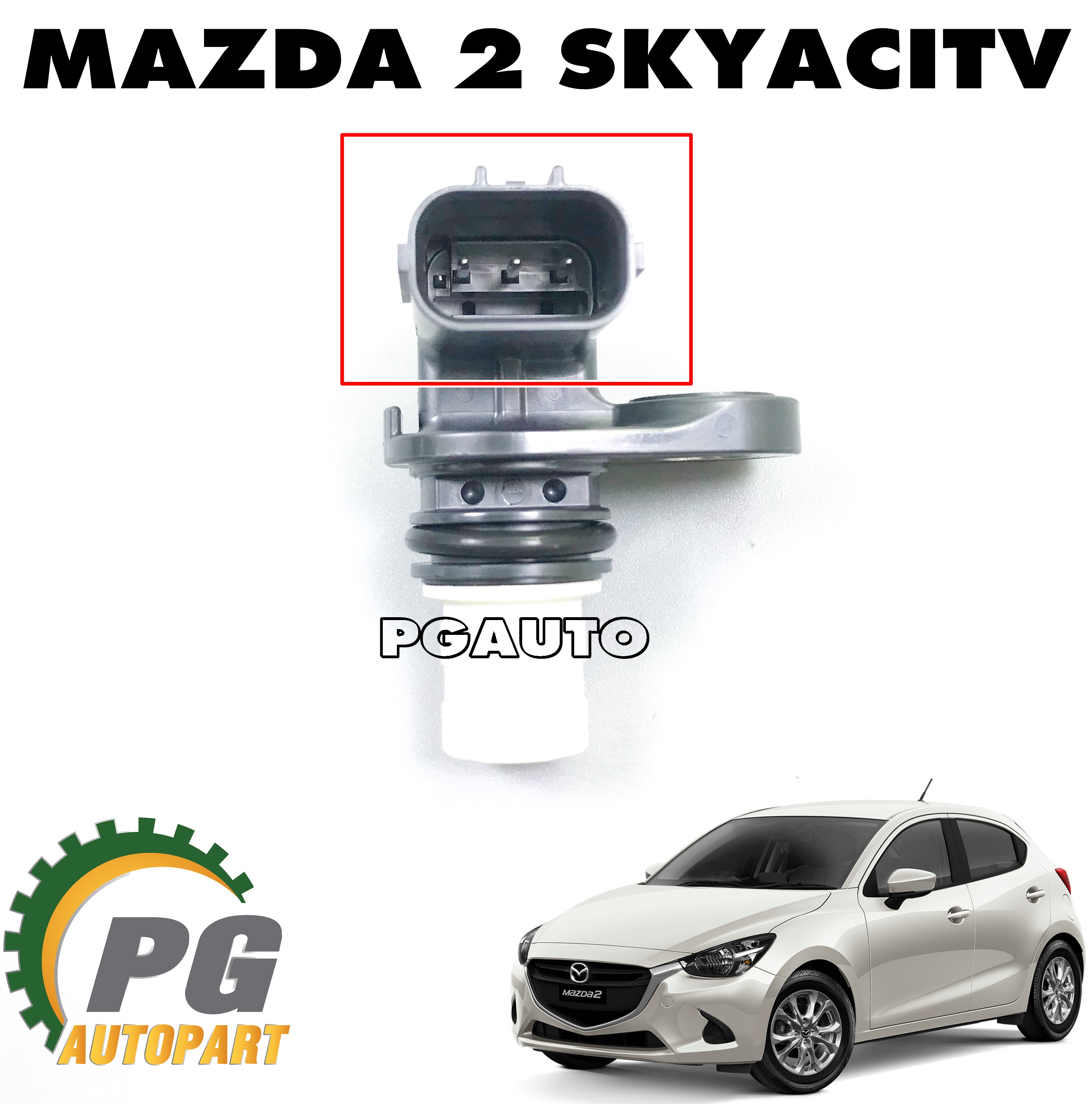 เซนเซอร์เพลาราวลิ้น MAZDA 2 SKYACTIV ปี 2014-2018 1.3 /1.5 L (1 ชิ้น) แท้ / รูปจริง