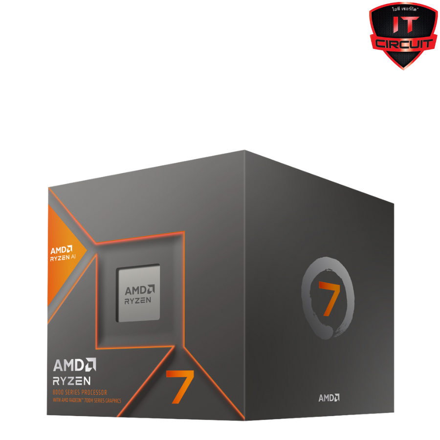 CPU (ซีพียู) AMD AM5 RYZEN 7 8700G 4.2GHz 8C 16T SN22925T360H