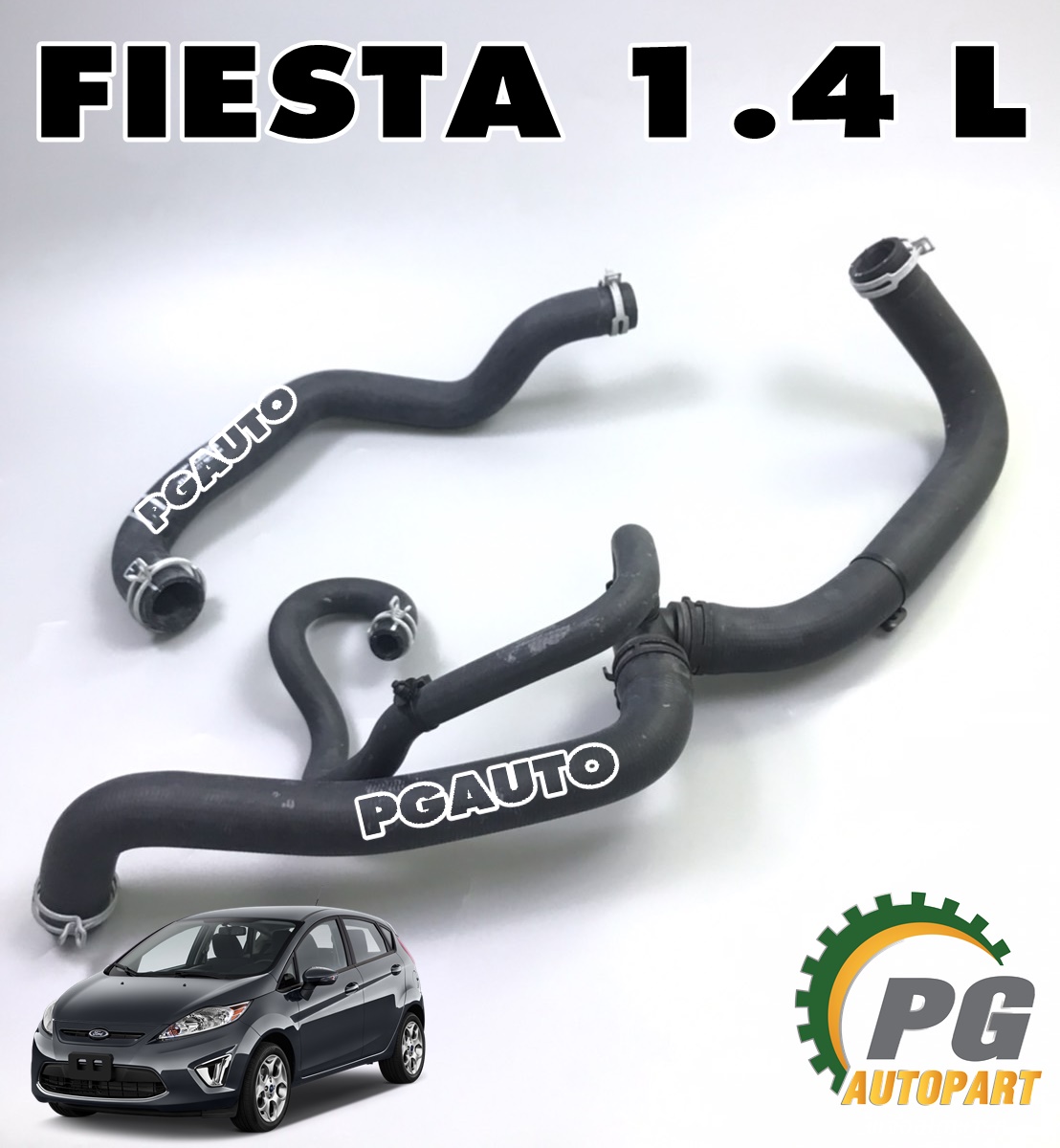ชุดเปลี่ยนท่อยางหม้อน้ำบน&ล่าง FORD FIESTA เครื่อง 1.4 L (1 ชุด = 2 ชิ้น) รูปจริง