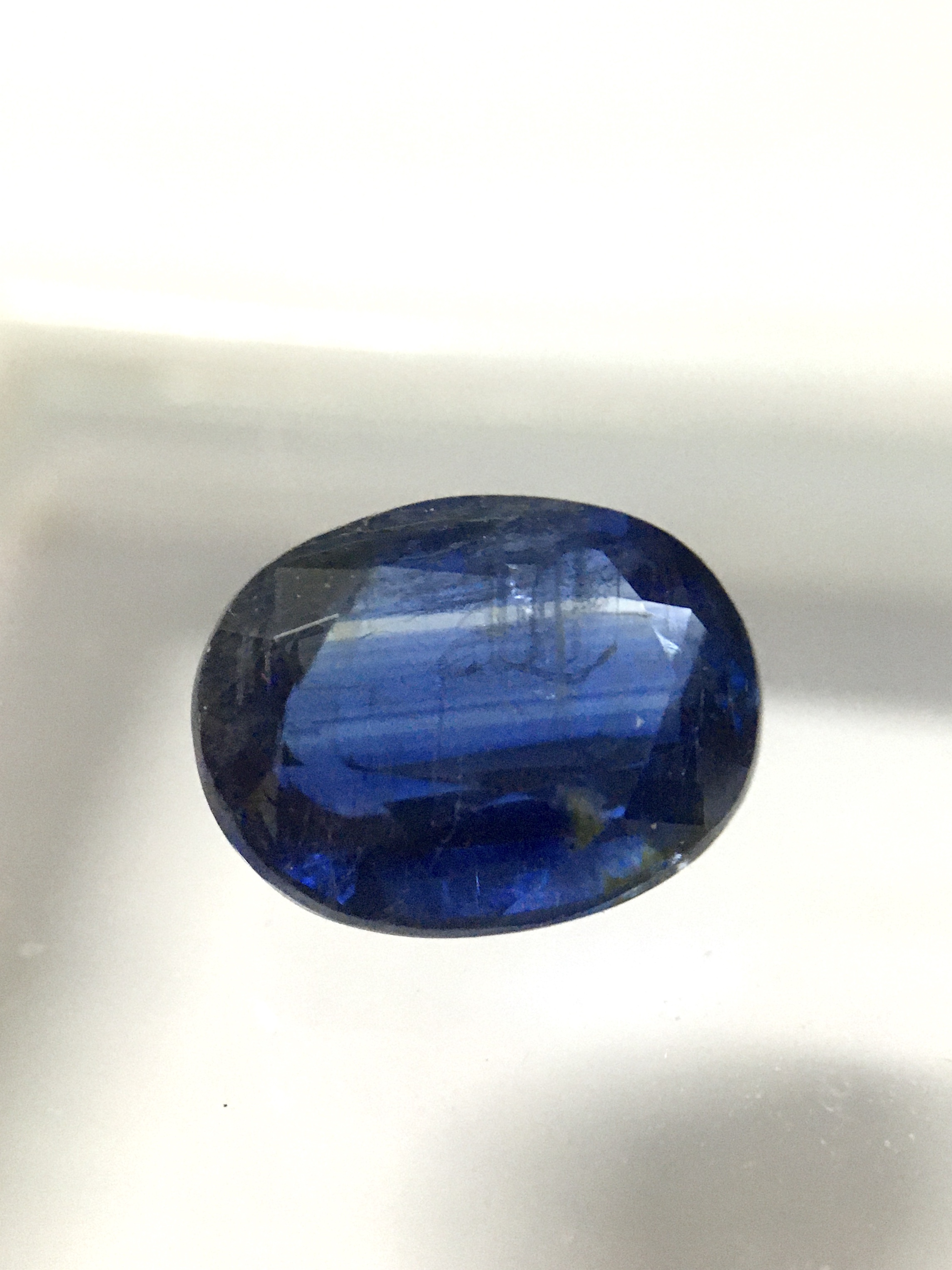 KYANITE ไคยาไนต์ แท้ 2.5 กะรัต พลอยดิบธรรมชาติ สีสดจัด ไฟดี สวย น่าสะสม