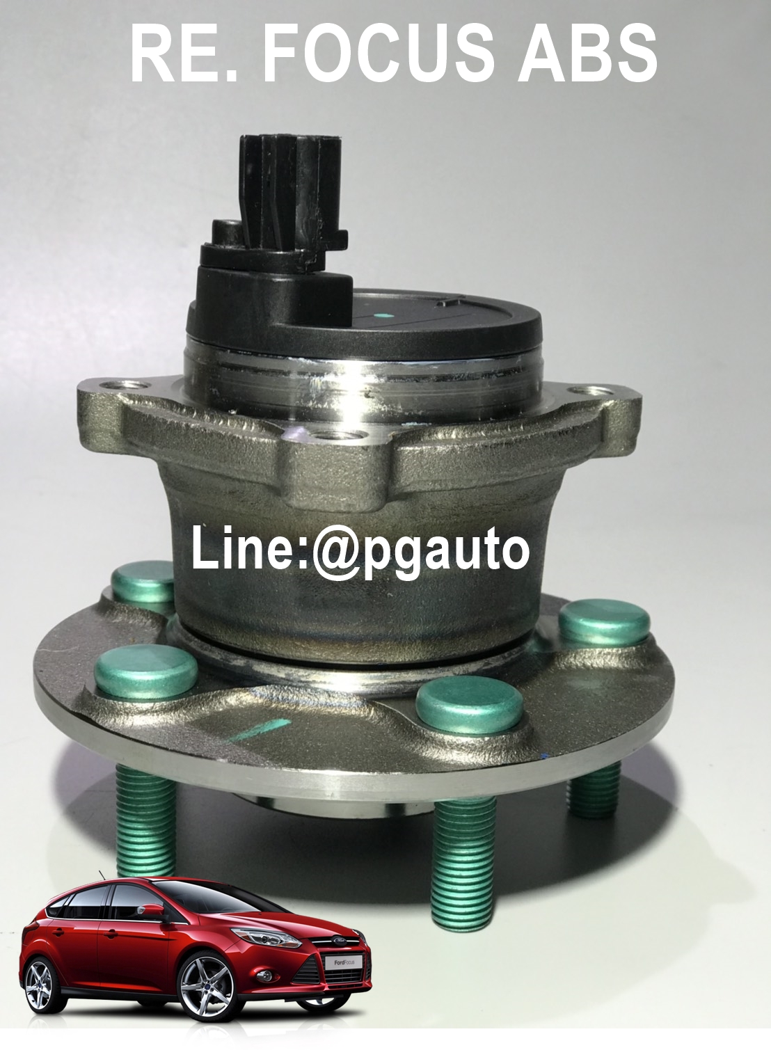 ดุมล้อหลัง(ลูกปืนล้อหลัง) ฟอร์ดโฟกัส FORD FOCUS ABS ปลั๊ก (1ตัว) ยี่ห้อ GSP (รับประกัน 1ปี)