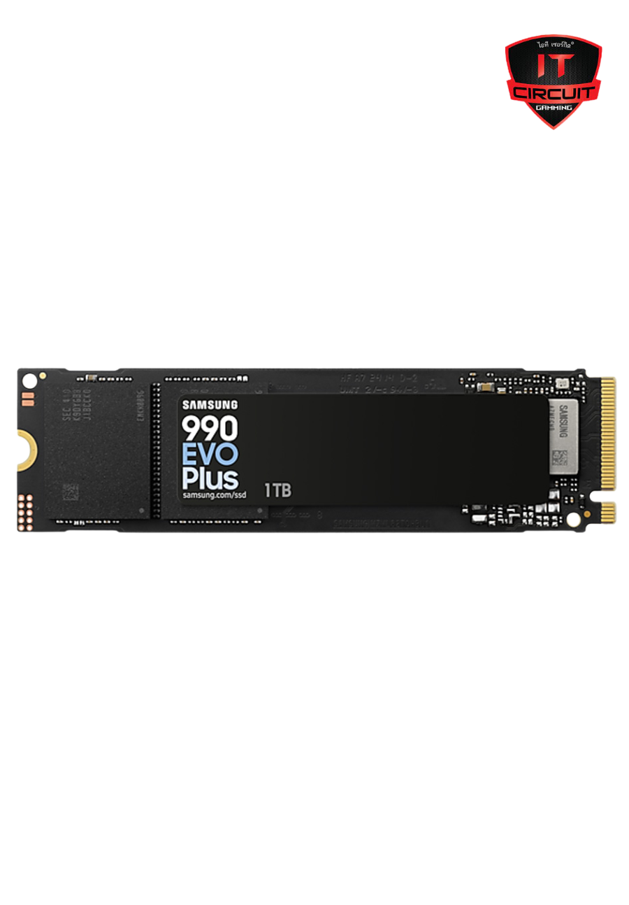 1 TB SSD (เอสเอสดี) SAMSUNG 990 EVO PLUS - PCIe 4x4 / 5x2 NVMe M.2 2280 (MZ-V9S1T0BW) SN181025B260Y