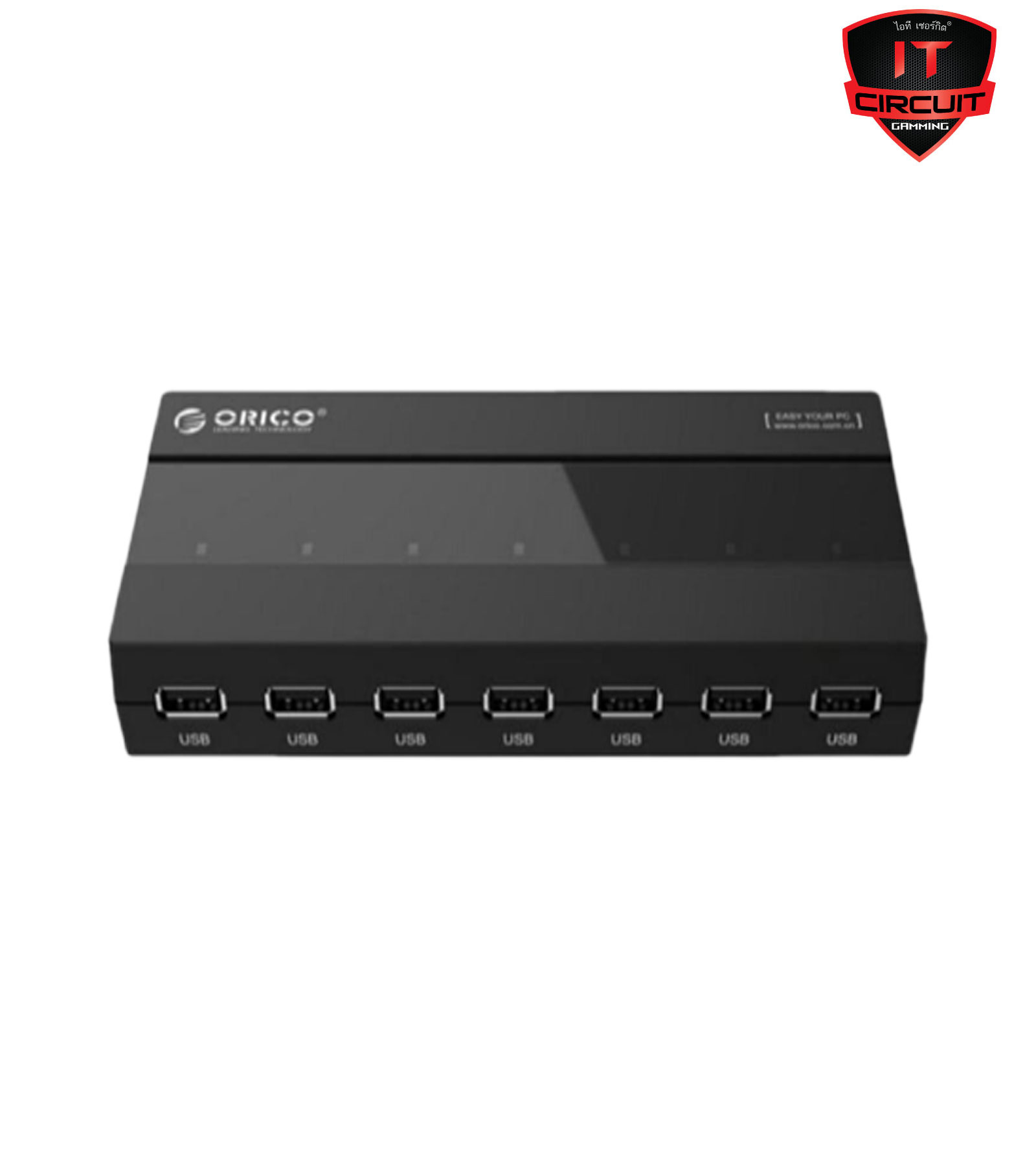 7 Port USB HUB v2.0 ORICO H727RK-U2 (Black)