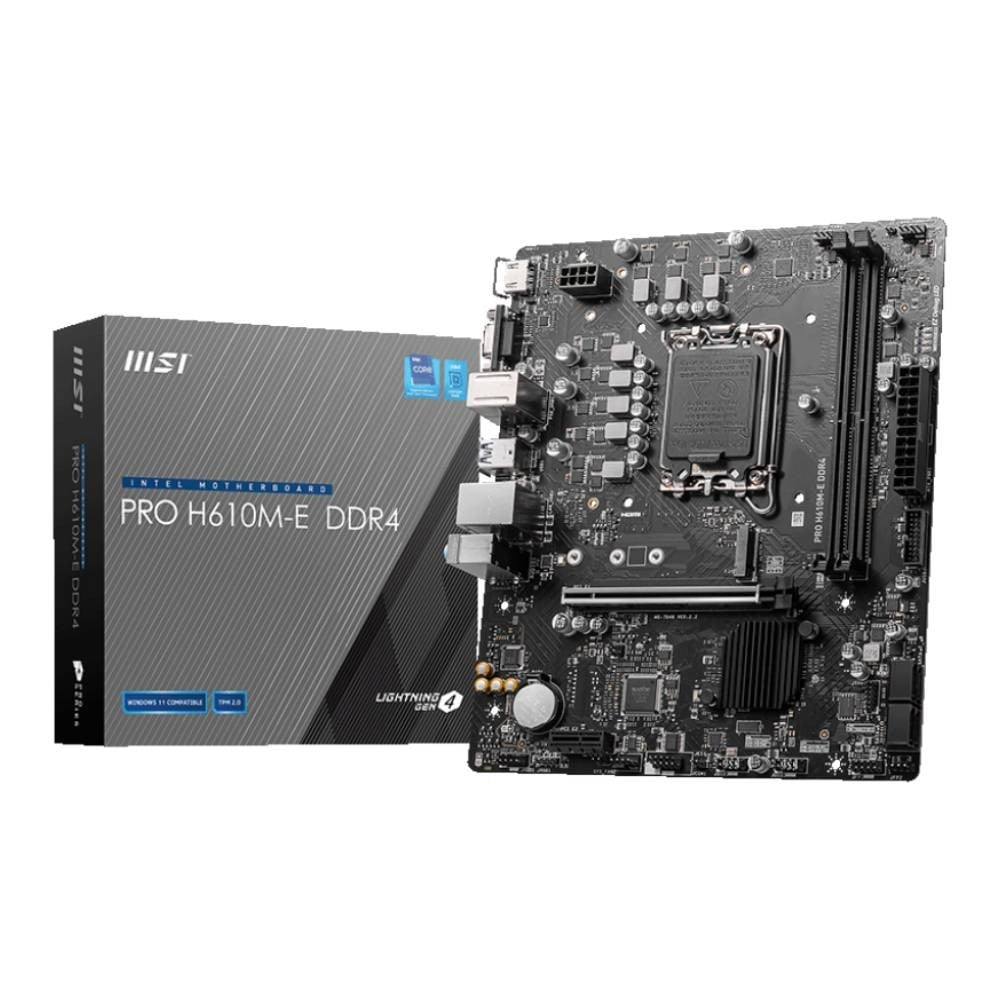 I3-14100F - 4C/8T /3Y / H610M-E DDR5 /3Y / 16GB DDR5 [2x8GB] 5600MHZ [BLACK] /LT / 512GB M.2 PCIE /3Y / RTX 3050 TWIN X2 6GB GDDR6X /3Y / 550W (80+ WHITE) /3Y / LUCID 04 BLACK /1Y SN2910251B7327Y