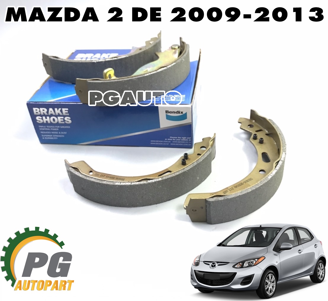 ก้ามเบรคหลัง MAZDA 2 DE ปี 2009-2013 1.5 L (1 ชุด = 4 ล้อ) BENDIX / รูปจริง