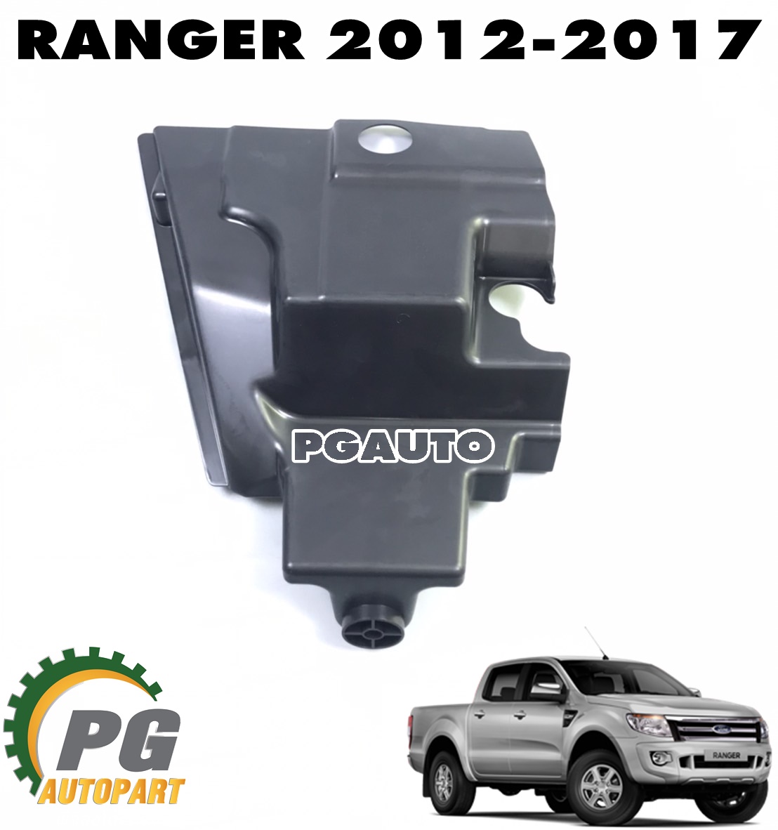 พลาสติกดักลมข้างหม้อน้ำล่าง RH FORD RANGER T6 ปี 2012-2017 (1 ชิ้น) แท้ / รูปจริง