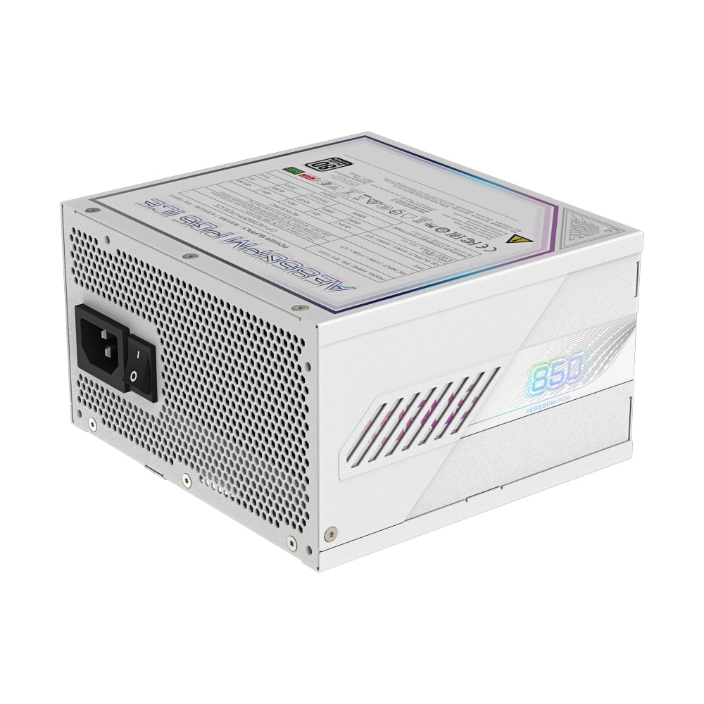 POWER SUPPLY (อุปกรณ์จ่ายไฟ) (80+ PLATINUM) 850W GIGABYTE AORUS P850W GP-AE850 PM PG5 ICE